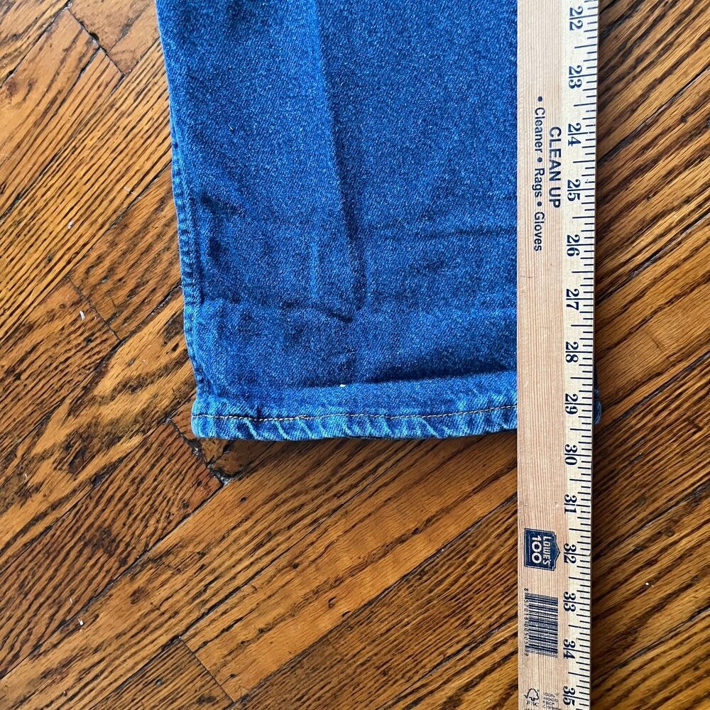 Vintage BIG BEN by Wrangler Jeans Mens 38x31 Heavy Blue Denim Pant USA Made - Picture 12 of 15
